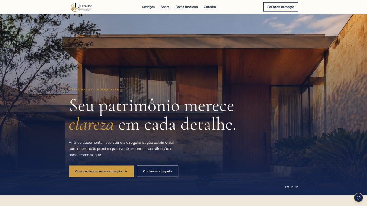 Projeto Legado Regularização